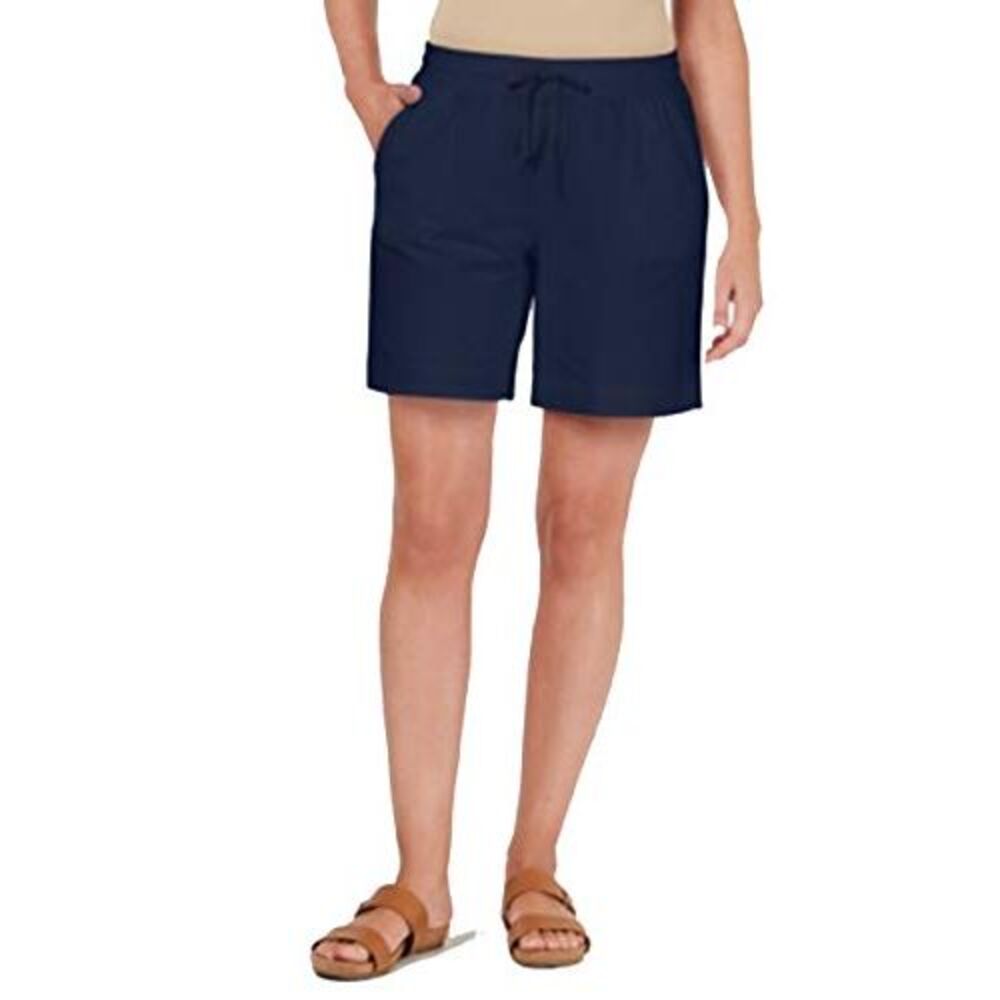 Karen Scott Knit Drawstring Shorts